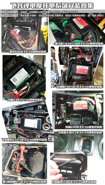 12V motorcycle lead-acid battery changed to Feike lithium battery 12Ah universal YTX7A/YTX9/YTZ10s/MGS12