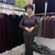 
Middle-aged mothers' autumn new V-neck long-sleeved T-shirt for women 40-50 years old solid color inner bottoming shirt black to make them look thin