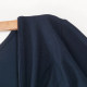 Spring and Autumn new women's long-sleeved V-neck dress Korean midi skirt solid color loose fashionable casual temperament
