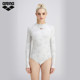 Arena Arena sunscreen conjoined long -sleeved low -crossed triangle swimsuit hot spring swimsuit