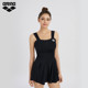 arena Arena 2025 new product Youguang Yicai 2.0 casual one-piece sleeveless skirt hot spring swimsuit for women