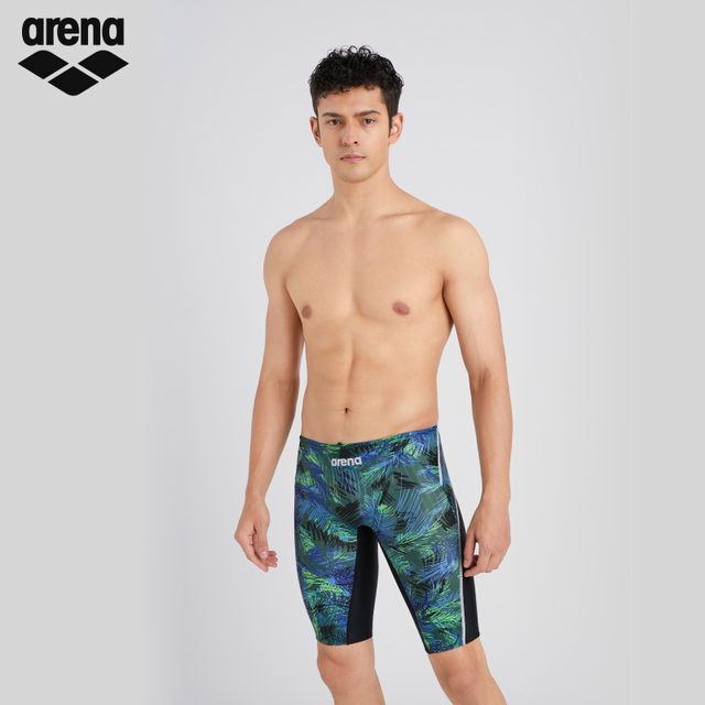 arena 2025 new men's competitive professional training sports beginner five-point knee swimsuit trousers