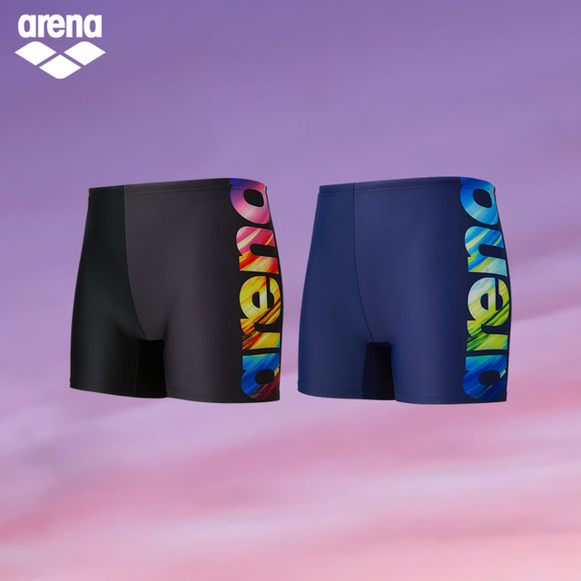 arena Arena swimsuit men's boxer swimming trunks fitness sports elastic swimming trunks anti-embarrassment spa professional