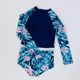 Amber outer single girl long -sleeved triangle split swimsuit two sunscreen hot spring vacation swimming pool small and middle school children
