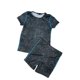 Amber children's TRY short-sleeved split swimsuit for boys and girls surfing simple pit strip sports and leisure children
