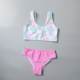 Amber outer single girls split swimsuit three-piece sun protection outer cover cute little girl bikini small children