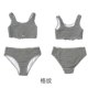 Amber single Korean children's split vest swimsuit girl baby texture pattern girl triangle bikini