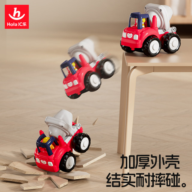 Huile engineering vehicle boy car roller model toy ground drill toy coasting toy car