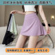 
Summer 3-point ice silk short skirt for women with high waist can wear naked yoga sports skirt large size hot girls thin pleated skirt pants