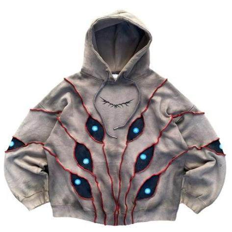 American retro hoodie Y2K Harajuku hip-hop graphic sweatshirt casual pullover sportswear jacket European and American girls