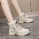 Popular snow boots for women 2025 new winter plus velvet thickened Martin boots waterproof and non-slip Northeast warm cotton shoes