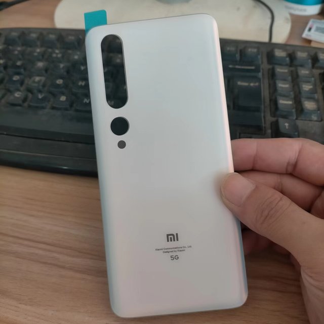 Xiaomi 10 rear cover glass original factory Xiaomi 10 pro Xiaomi 10 mobile phone rear case transparent battery cover back case