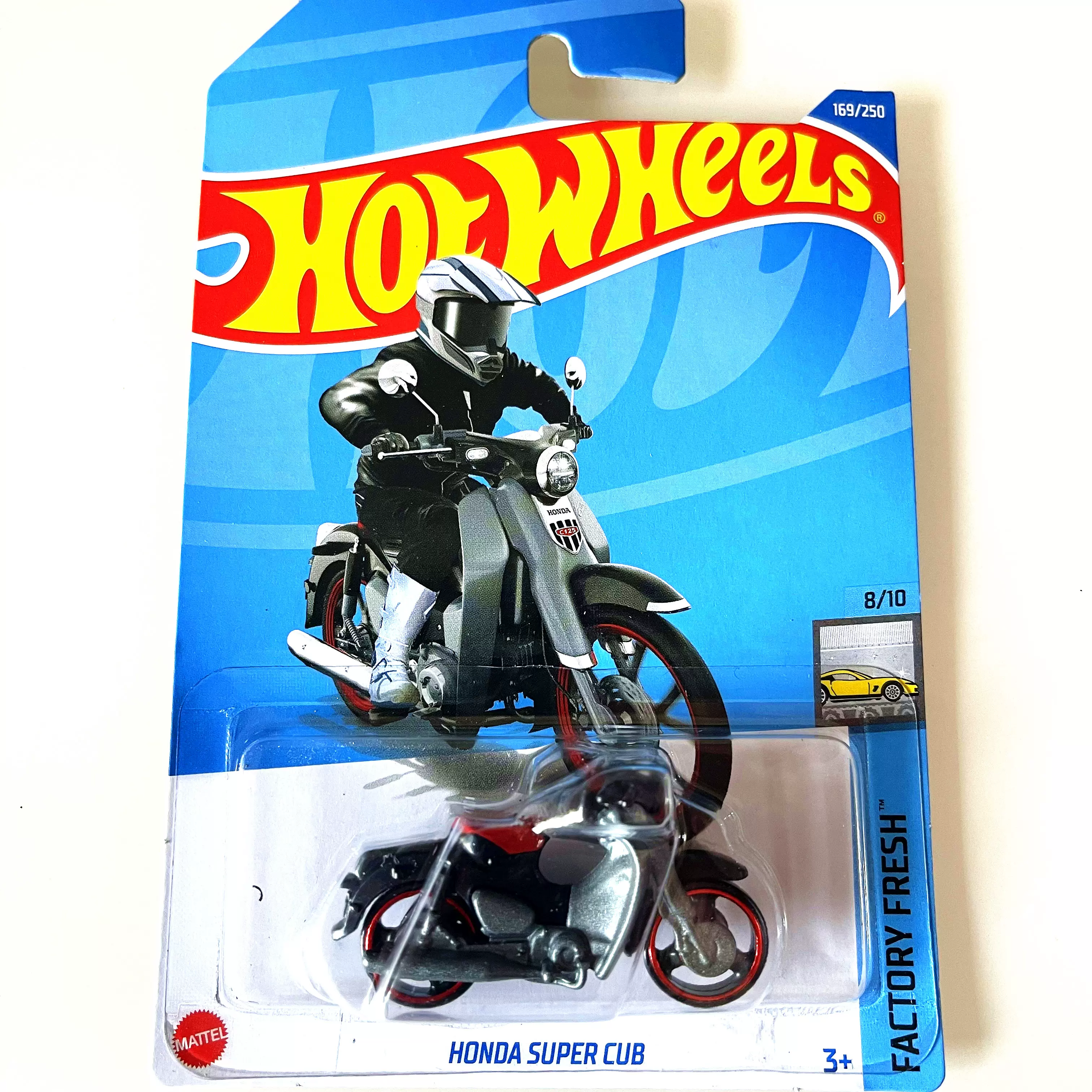 Hotwheels風火輪小跑車模22j批次honda本田機車super Cub