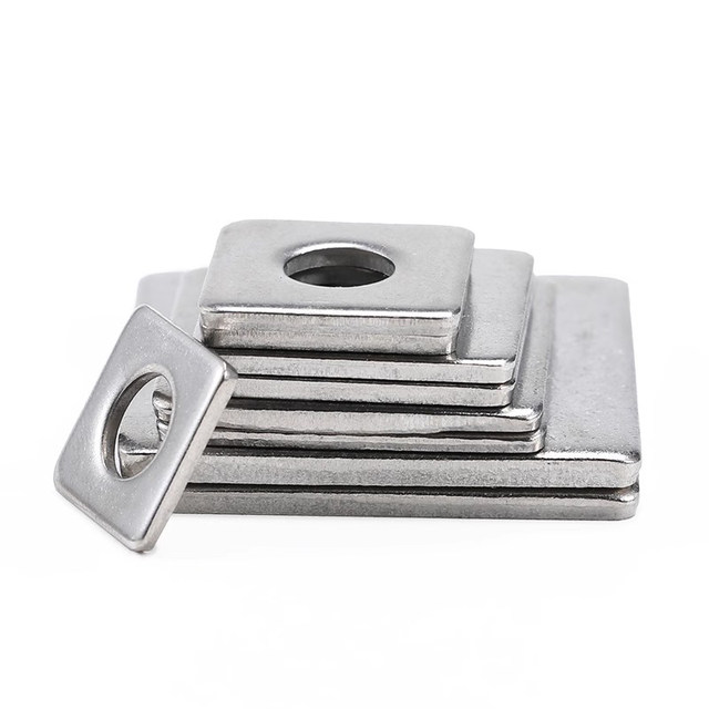 304 stainless steel enlarged and thickened square gasket square flat gasket for curtain wall M3M4M5M8M10M12M20