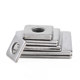 304 stainless steel enlarged and thickened square gasket square flat gasket for curtain wall M3M4M5M8M10M12M20