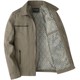 Middle-aged daddy spring and autumn pure cotton jacket middle-aged and elderly men's lapel business casual autumn cotton jacket