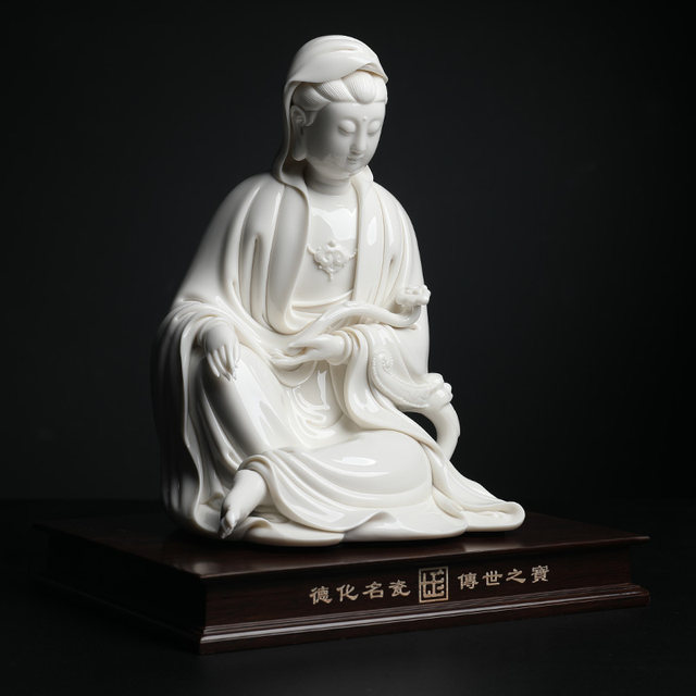 Dai Yutang Dehua white porcelain Provincial master Lin Jianping ...