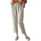 100 linen#Large -size self -confidence eight -point loose Harun pants female casual thin models and thin summer pants