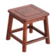 Hedgehog redwood square stool household wooden stool solid wood low stool living room shoe replacement stool large material plus high small stool
