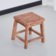 Hedgehog redwood square stool household wooden stool solid wood low stool living room shoe replacement stool large material plus high small stool
