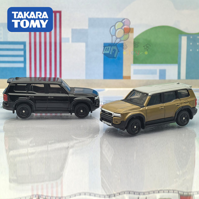 TOMY/Tomica red and white box simulation alloy car model No. 17 Toyota Cruiser Land Cruiser 950622