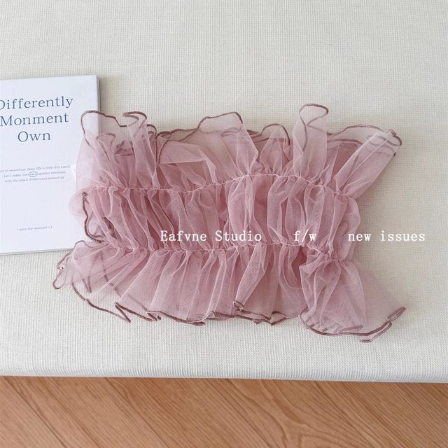 New millennial hot girl style layered skirt cake skirt retro elegant lace mesh butt curtain for women spring and summer