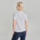 Lee Shopping Mall same spring and summer standard version small logo embroidered white casual women's short-sleeved T-shirt LWT0067073RT