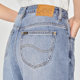 Lee Shopping Mall same style as 25 spring and summer new loose mid-waist light blue women's wide-leg jeans