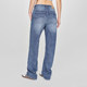 Lee25 Spring and Summer New Product 429 Standard Mid-waist Straight Foot Medium Blue Jeans Trendy