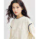 Giordano coat women's imitation wool soft and glutinous fashionable age-reducing contrasting color shell embroidered round neck pullover sweatshirt 18324509