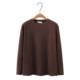 Large size mother autumn and winter double-sided velvet base shirt 200 Jin [Jin equals 0.5 kg] Loose and fashionable inner round neck long-sleeved T-shirt top