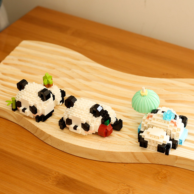 Cute Panda China Q Meng Ji Jiying Cartoon Cartoon Dolls Male Girls Handmade Puzzle Puzzle Incise Toy Gift 8