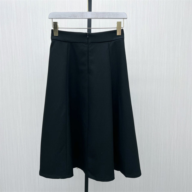 Division's 2024 winter new product, umbrella skirt, skirt for women, high waist, slimming, versatile, wide swing, a-line long skirt 1155