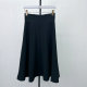 KA2024 winter new umbrella skirt women's high waist, thin waist, thin temperament, big dress 1361
