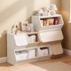 
Qibao children's toy storage locker books mother and baby supplies storage rack plastic organizer multifunctional bedroom