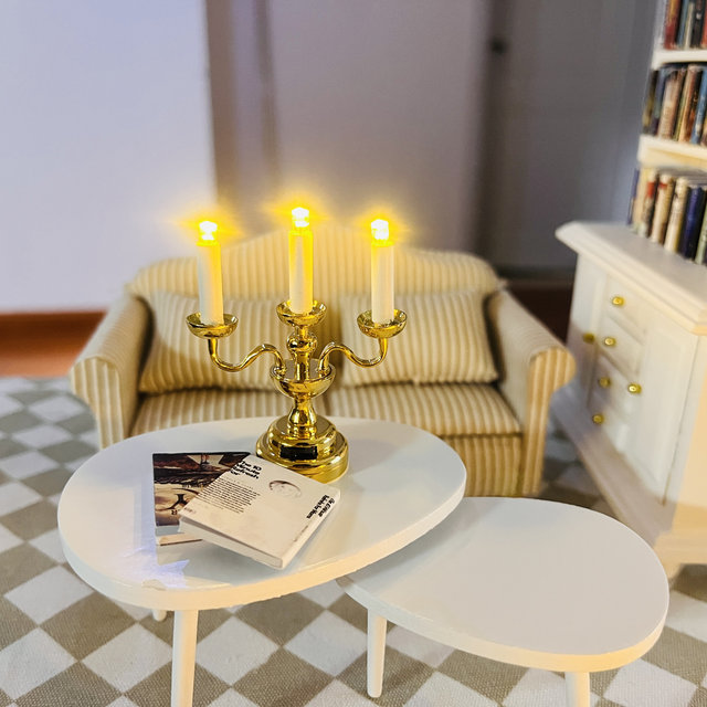 12-point doll house accessories mini desk lighting floor lamp mini scene model props decoration simulation ornament