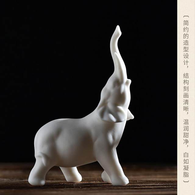 Creative Ceramics Animal Elephant Small Slows Home Horticultural Basin DIY Micro Landscape Scenery Decoration Accessories
