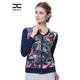 Xing's women's spring clothing new short flower coat mother's knitted top long sleeve casual short jacket for women
