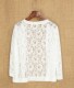 New style of middle-aged and elderly women's short shawl loose large size hollow vest versatile summer knitted jacket mother suit