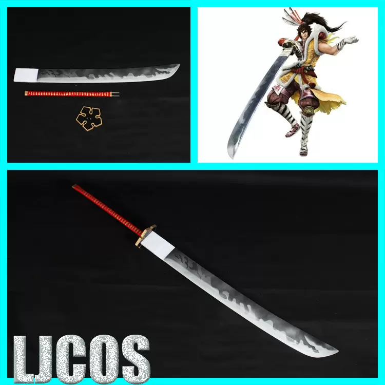 Ljcos 戰國basara 前田慶次武器超長太刀cosplay道具