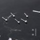925 Sterling Silver Ear Piercing Earrings for Women High-end Ear Bone Stitches 2025 New Hot Earrings Ear Jets