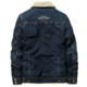 VIP winter cotton coat for men youth large size plus velvet thickened denim jacket work jacket Korean style work wear cotton jacket
