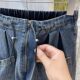 Extra large size 300Jin [Jin equals 0.5 kg] High-waist denim skirt for women in summer slim drawstring M zipper design hip-covering short skirt
