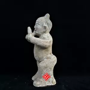 中国 陶俑 人物俑 陶人形 6体 C R6384F-
