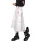 Design Significant Japanese Ribbon Skirt Female Summer A -Body Long Skirt Small cool girl wears skirts
