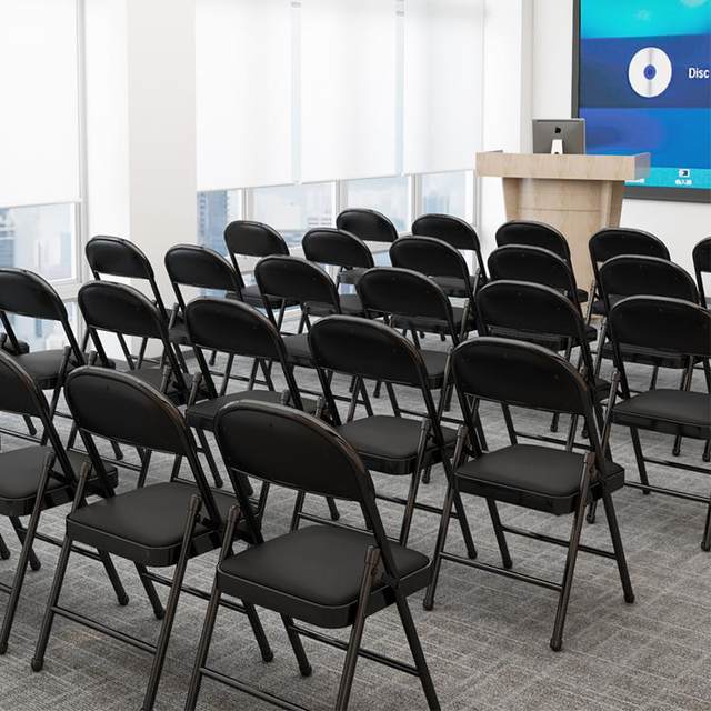 Simple stool back chair home folding chair portable office chair conference chair computer chair dining chair dormitory chair