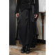 1996 Not Lovable Dark Niche Imitation Tiansi Satin Multi-layered Dangled Button Irregular Skirt 2025
