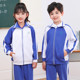 Shenzhen school uniforms for primary school students, winter clothes, men's and women's jackets, trousers, autumn clothes, pure cotton long-sleeved suits, velvet and thickened jackets