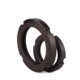 Small round nut national standard original GB810 ordinary A3 steel four-trough round nut Q235 material black lock stop retreat
