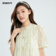 Highday Xuanri 2024 summer new round neck printed short-sleeved dress for women new Chinese doll skirt short skirt